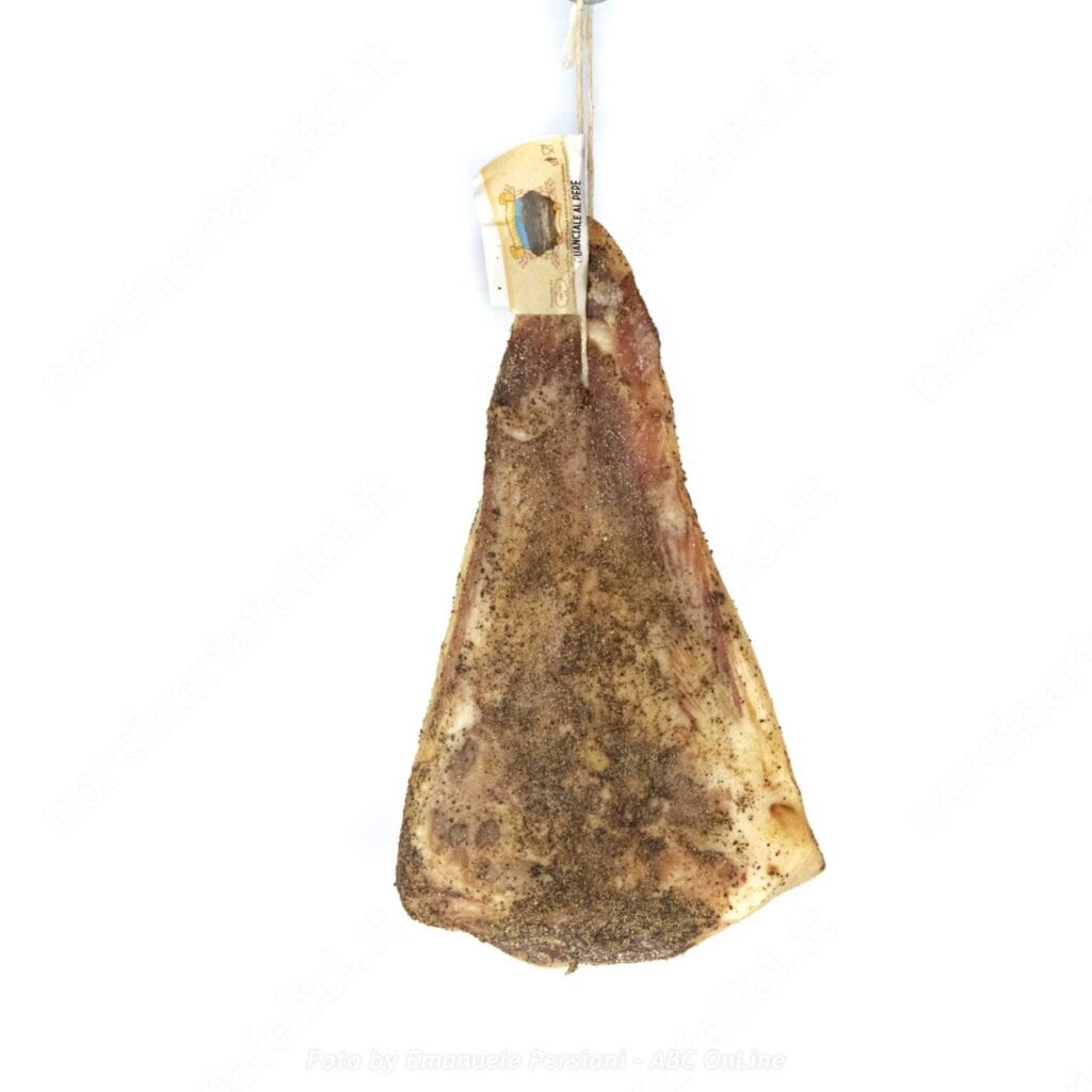 Guanciale di maiale stagionato di Norcia