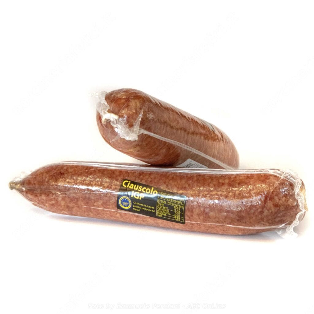 salame ciauscolo igp norcia visso
