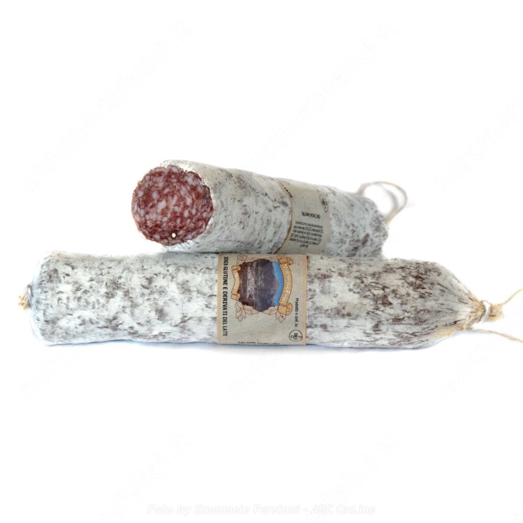 salame norcinetto con taglio interno